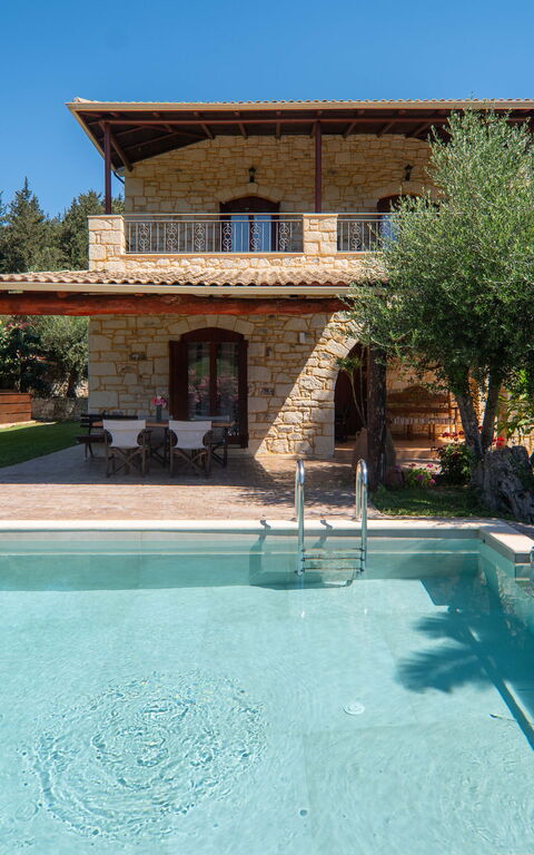 Villa Vrisses: Building Exterior, Garden, Outdoor, Pool