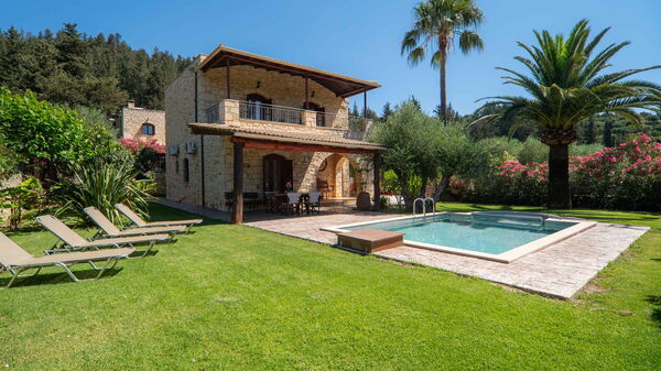Villa Vrisses: Building Exterior, Garden, Outdoor, Pool