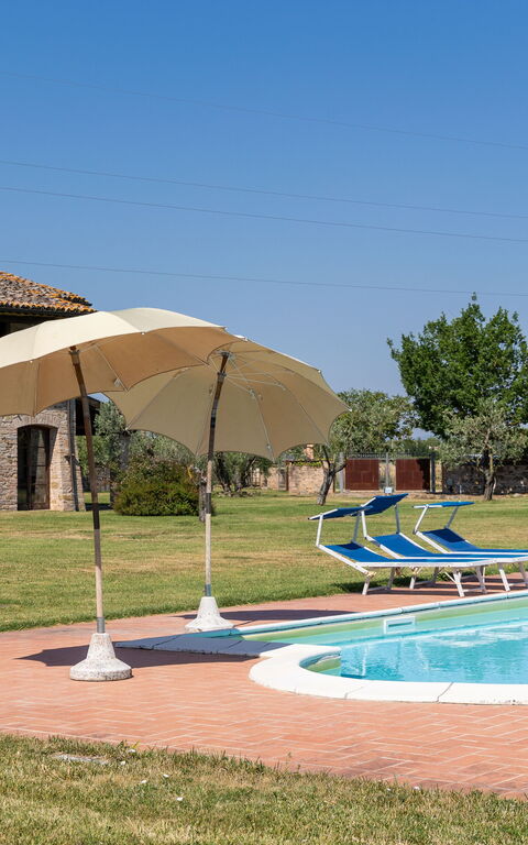 Villa Assisi: Building Exterior, Garden, Outdoor, Pool