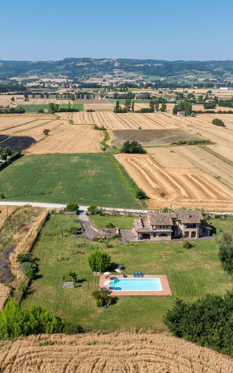 Villa Assisi: Building Exterior, Garden, Outdoor, Pool, Scenic View