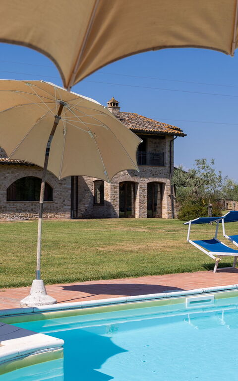 Villa Assisi: Building Exterior, Garden, Outdoor, Pool