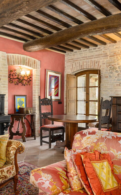 Villa Assisi: Living Room