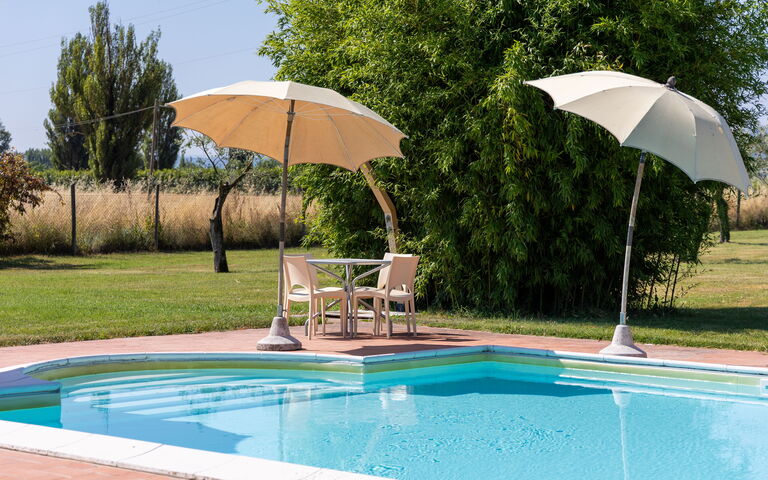 Villa Assisi: Building Exterior, Garden, Outdoor, Pool