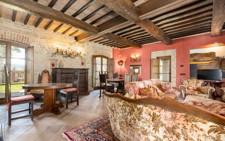 Villa Assisi: Living Room