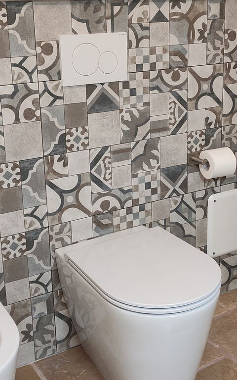 Trullo Santo Stefano: Bathroom