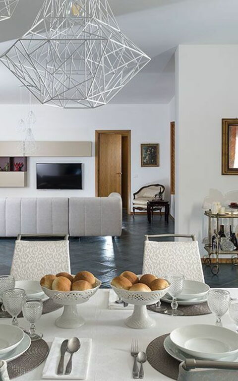 Villa Salinella: Dining Room, Living Room