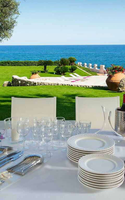 Blu Moon: Balcony / Terrace / Patio, Garden, Outdoor, Pool, Scenic View