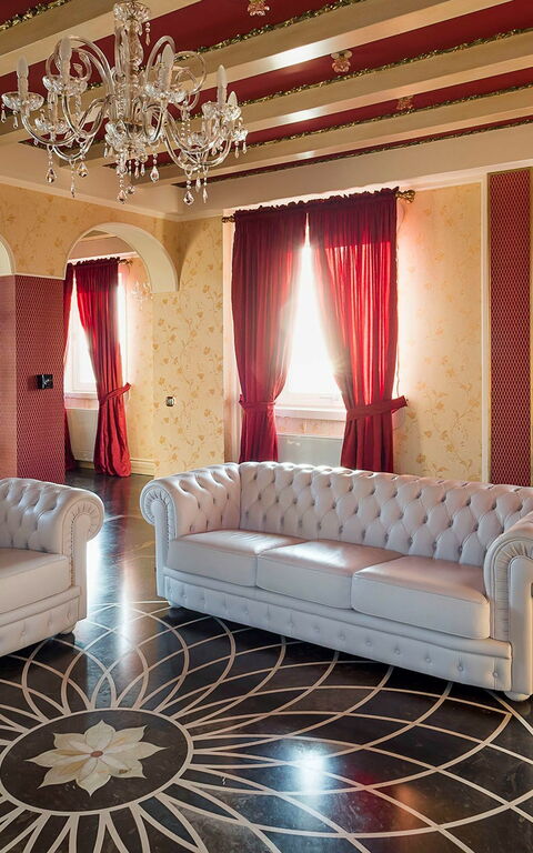 Villa Drago Spa: Living Room