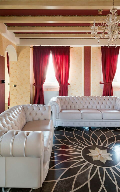 Villa Drago Spa: Living Room