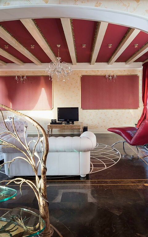 Villa Drago Spa: Living Room