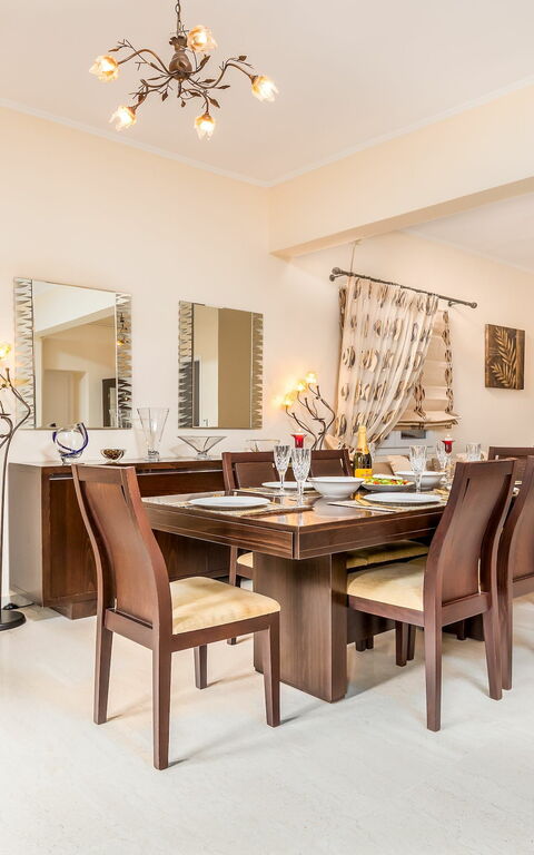 Villa Giador: Dining Room, Living Room