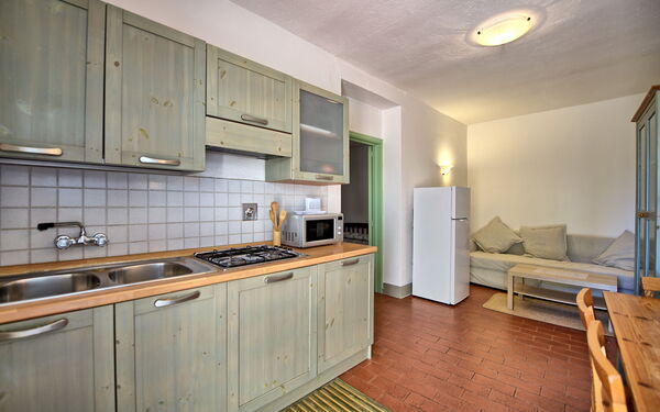 Accommodation Contadino: Dining Room, Kitchen