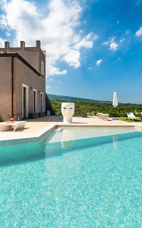 Villa Torre Etnea: Garden, Outdoor, Pool