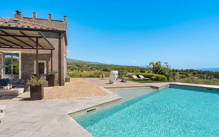Villa Torre Etnea: Building Exterior, Outdoor, Pool