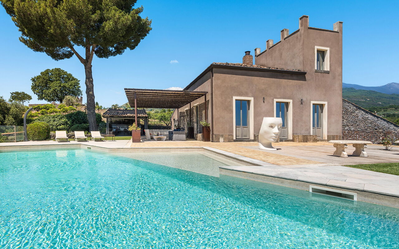 Villa Torre Etnea: Building Exterior, Outdoor, Pool