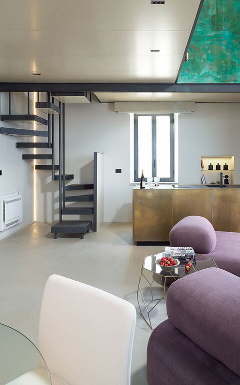 Torre Isola Bella: Dining Room, Living Room