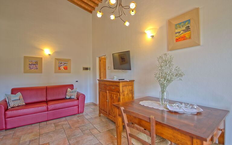 Accommodation Mulignone 15: Dining Room, Living Room