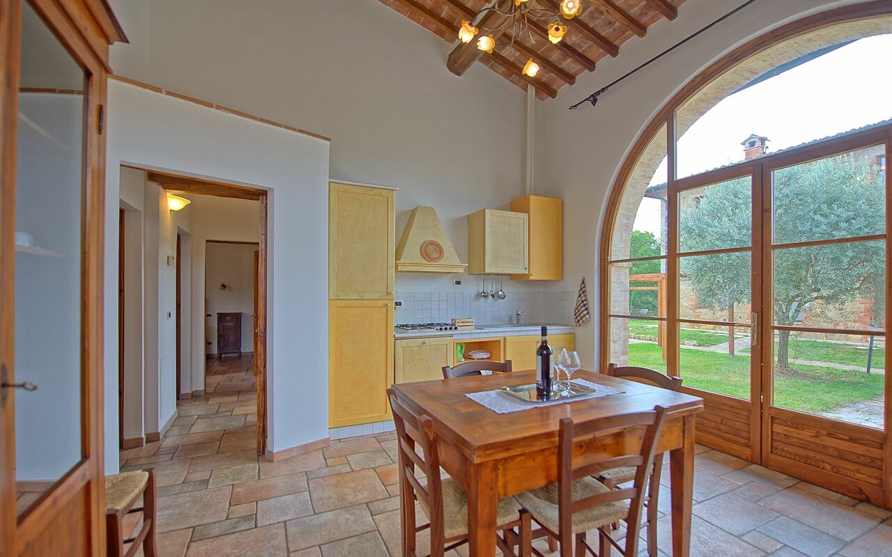 Accommodation Mulignone 3: Dining Room, Kitchen, Living Room