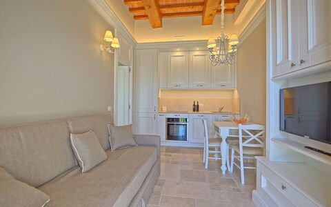 Accommodation Sole Di Vino - 1: Dining Room, Kitchen, Living Room