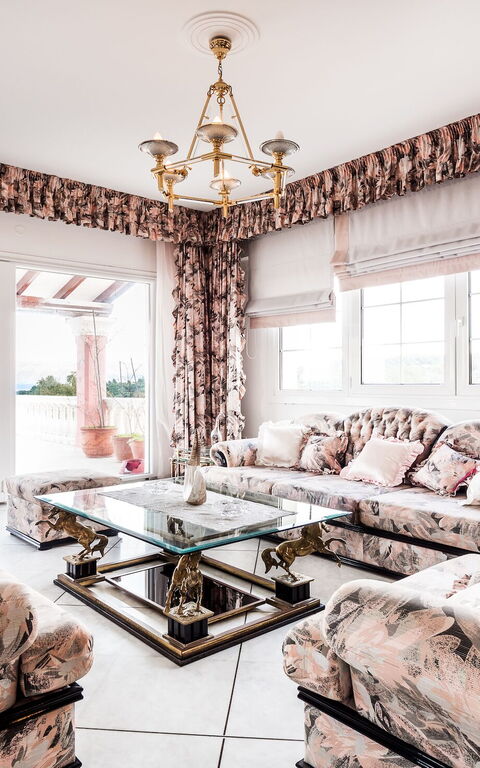 Villa Corfu Panorama: Living Room