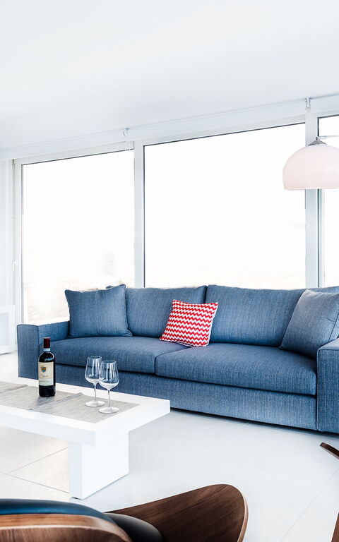 Villa Athena: Dining Room, Kitchen, Living Room