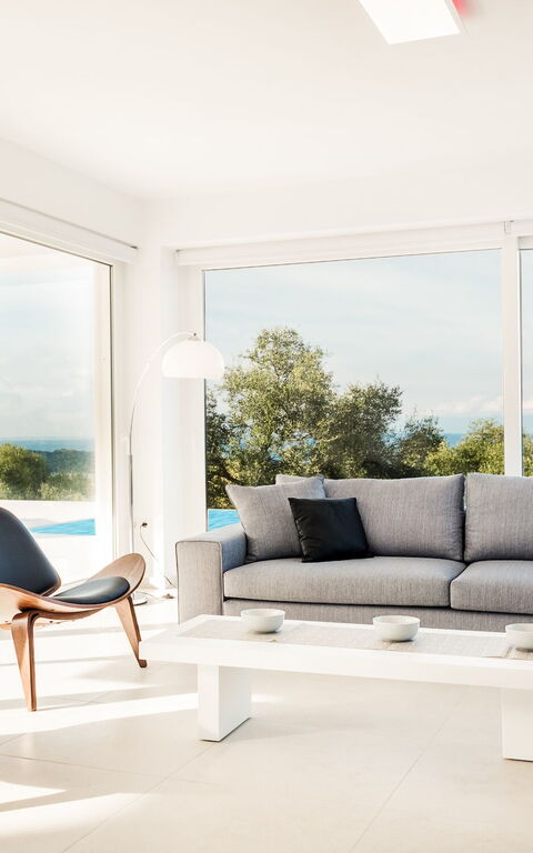 Villa Athena: Dining Room, Kitchen, Living Room