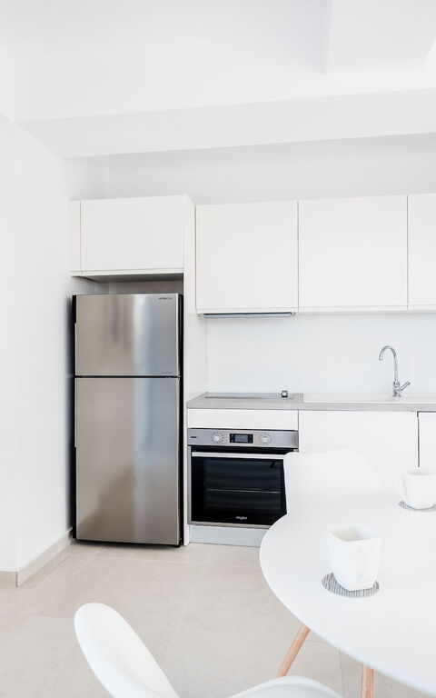 Villa Athena: Dining Room, Kitchen, Living Room