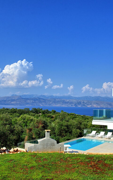 Villa Nafsika: Building Exterior, Garden, Pool, Scenic View