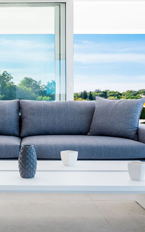 Villa Nafsika: Living Room