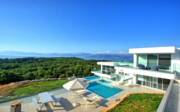 Villa Arete: Building Exterior, Garden, Pool