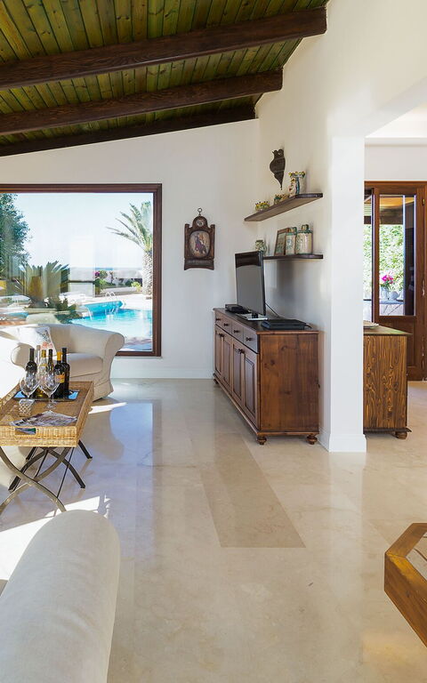 Villa Cala Mancina: Living Room