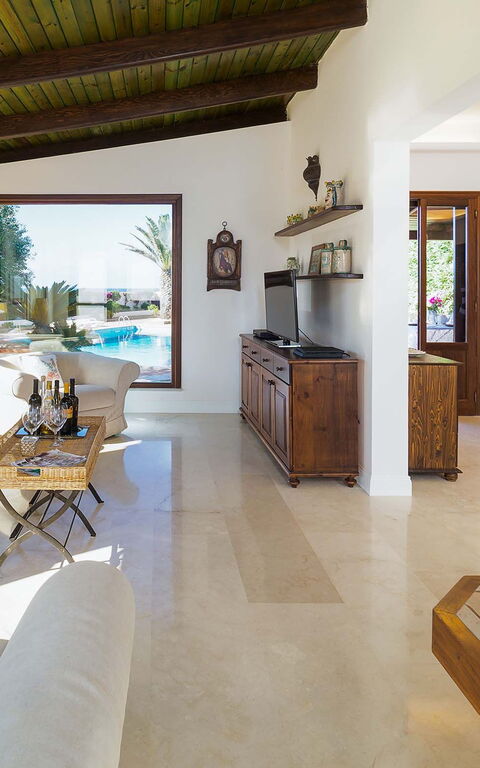 Villa Cala Mancina: Living Room
