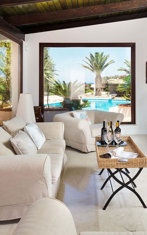 Villa Cala Mancina: Living Room