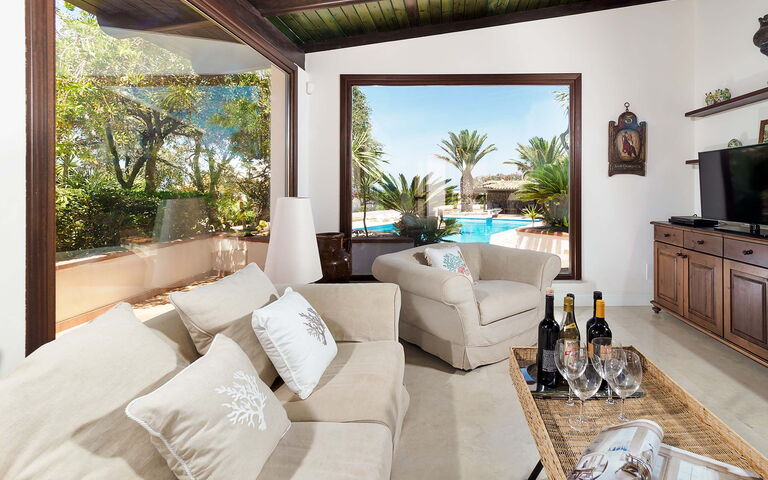 Villa Cala Mancina: Living Room