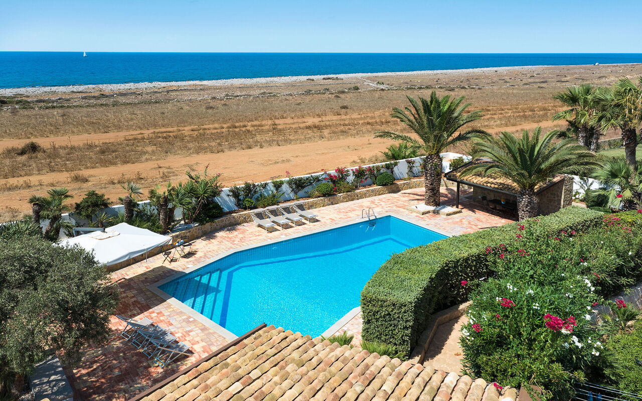 Villa Cala Mancina: Building Exterior, Outdoor, Pool, Scenic View