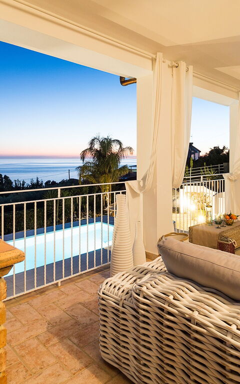 Villa Pales: Balcony / Terrace / Patio, Outdoor, Pool, Scenic View