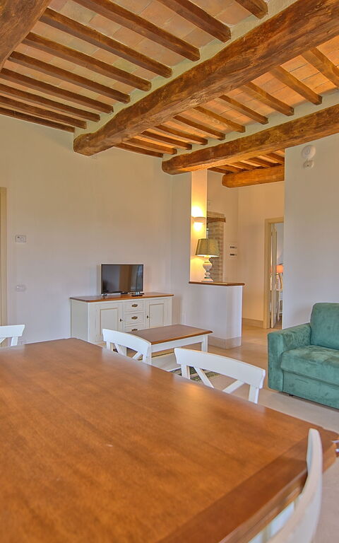 Villa Apollinare: Dining Room, Kitchen, Living Room