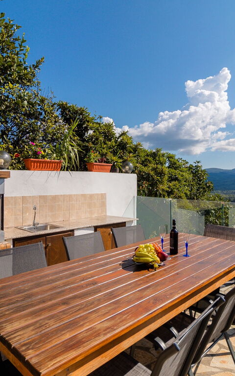 Villa Dinos: Balcony / Terrace / Patio, Outdoor