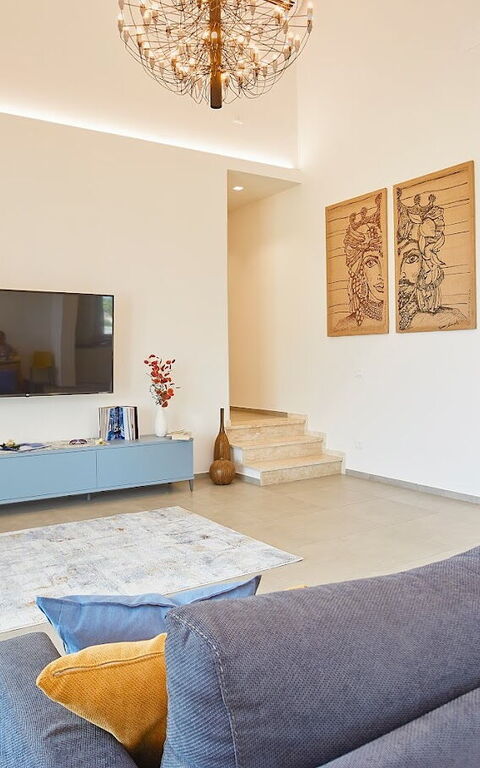 Villa Etesiae: Living Room