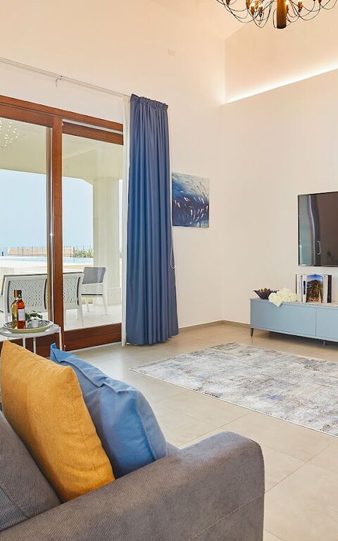 Villa Etesiae: Living Room