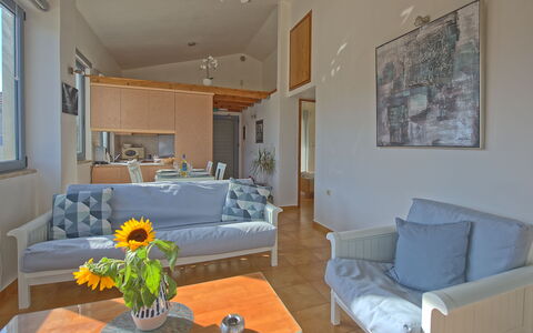 Accommodation Emmanouela: Living Room