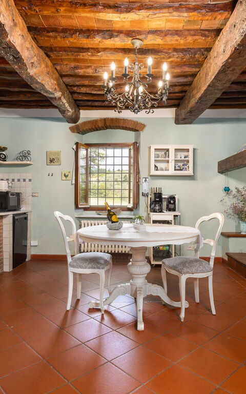 San Guido: Dining Room, Kitchen