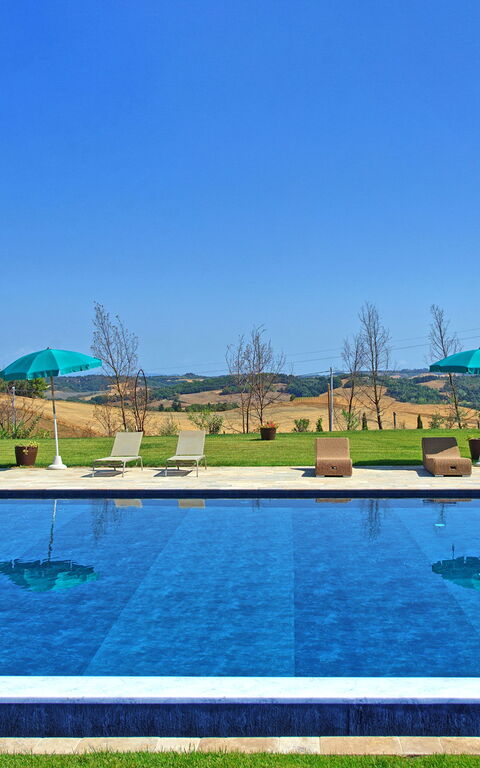 Villa Campana: Garden, Outdoor, Pool, Scenic View, Summer