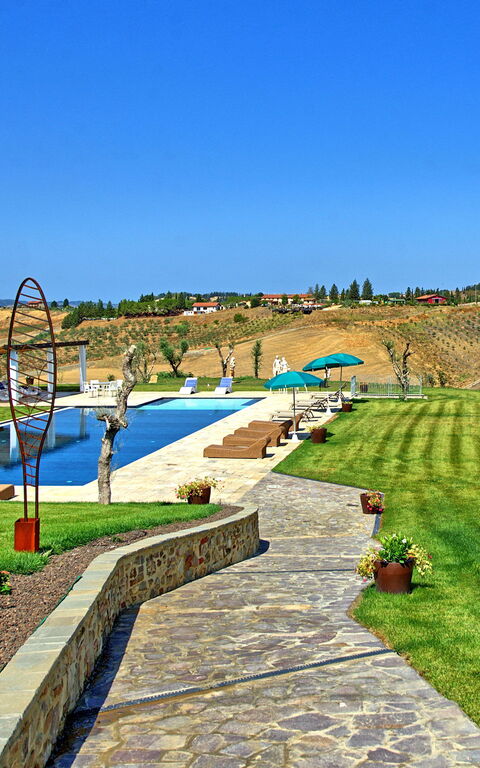 Villa Campana: Garden, Pool, Scenic View, Summer