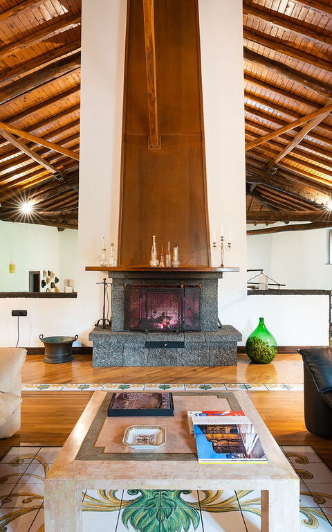 Villa Palmento Rosa: Living Room