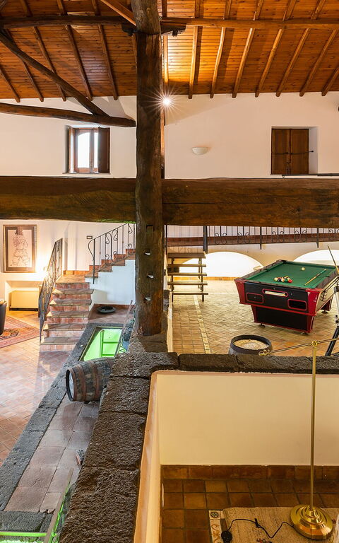 Villa Palmento Rosa: Living Room