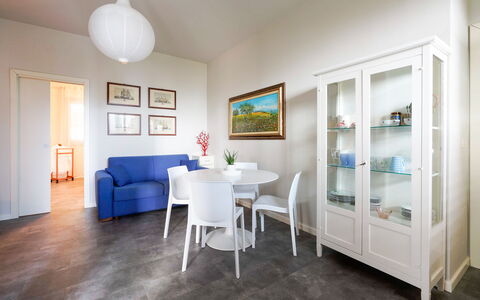 Accommodation Corallo: Dining Room, Living Room