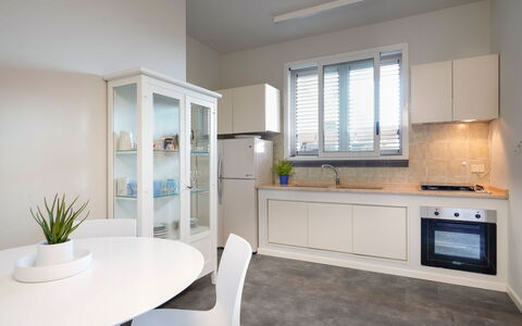 Accommodation Corallo: Dining Room, Kitchen