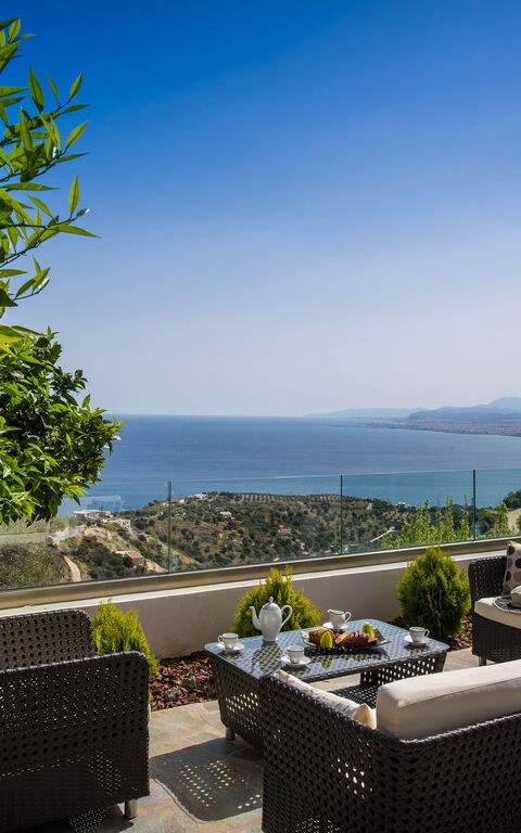 Villa Artemis: Balcony / Terrace / Patio, Garden, Scenic View