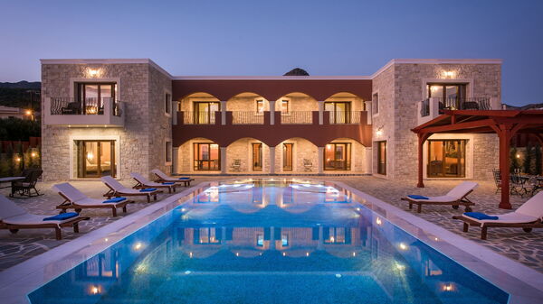 Villa Kalliste: Building Exterior, Pool